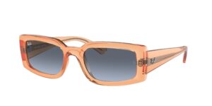 0RB4395 KILIANE 66868F - Transparent Orange - Blue/Grey - Size 54