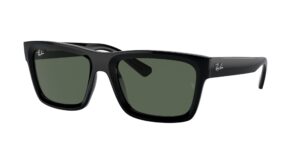 0RB4396 WARREN 667771 - Black - Dark Green - Size 54