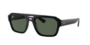 0RB4397 CORRIGAN 667771 - Black - Dark Green - Size 54