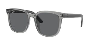 0RB4401D 659981 - Transparent Grey - Dark Grey Polarized - Size 55