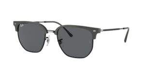0RB4416 NEW CLUBMASTER 6653B1 - Grey On Black - Dark Grey - Size 51