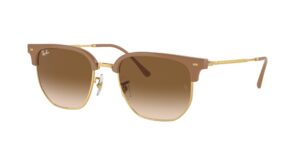 0RB4416 NEW CLUBMASTER 672151 - Beige On Gold - Light Brown - Size 51