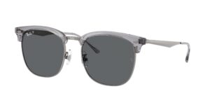 0RB4418D 679281 - Transparent Grey On Gunmetal - Dark Grey Polarized - Size 56
