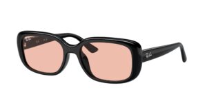 0RB4421D 667784 - Black - Dark Pink - Size 56