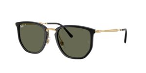 0RB4451 630658 - Black - Polarized Green - Size 50