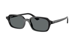 0RB4455 ZURI 667781 - Black - Dark Grey Polarized - Size 52
