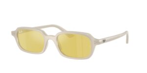 0RB4455 ZURI 68086D - Cloudy Warm White - Yellow Mirror Flash Gold - Size 49