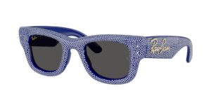 0RB4940BP WAYFARER PUFFER 686787 - Blue & Strass Pave - Ultra Black - Size 47