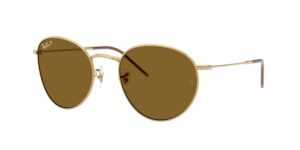 0RBR0103S ROUND REVERSE 001/83 - Arista Gold - Polarized Brown - Size 53