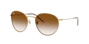 0RBR0103S ROUND REVERSE 001/CB - Arista Gold - Clear Gradient Brown - Size 53