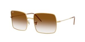 0RBR0104S SQUARE REVERSE 001/CB - Arista Gold - Clear Gradient Brown - Size 54