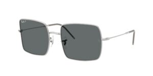 0RBR0104S SQUARE REVERSE 003/81 - Silver - Dark Grey Polarized - Size 54