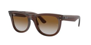 0RBR0502S WAYFARER REVERSE 6709CB - Transparent Brown - Brown - Size 50