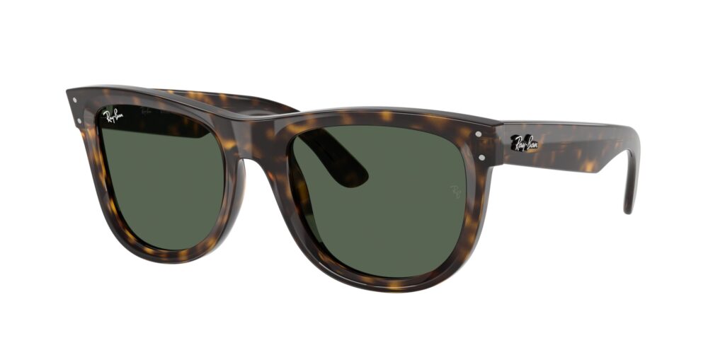 0RBR0502S WAYFARER REVERSE 6790VR – Dark Havana – Dark Green – Size 50