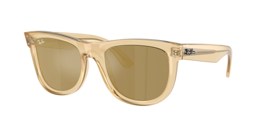 0RBR0502S WAYFARER REVERSE 68215A – Opal Yellow – Brown Mirror Gold – Size 53
