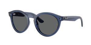 0RBR0505S 6708GR - Transparent Navy Blue - Dark Grey - Size 52
