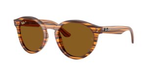 0RBR0505S 679183 - Striped Havana - Dark Brown Polarized - Size 52