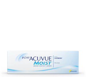 1-Day Acuvue Moist 30 contact lenses for clear, comfortable vision