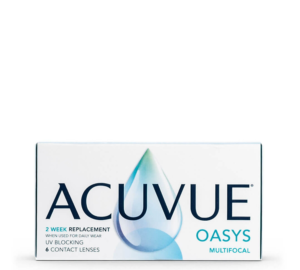 Acuvue Oasys Multifocal contact lenses for clear, comfortable vision