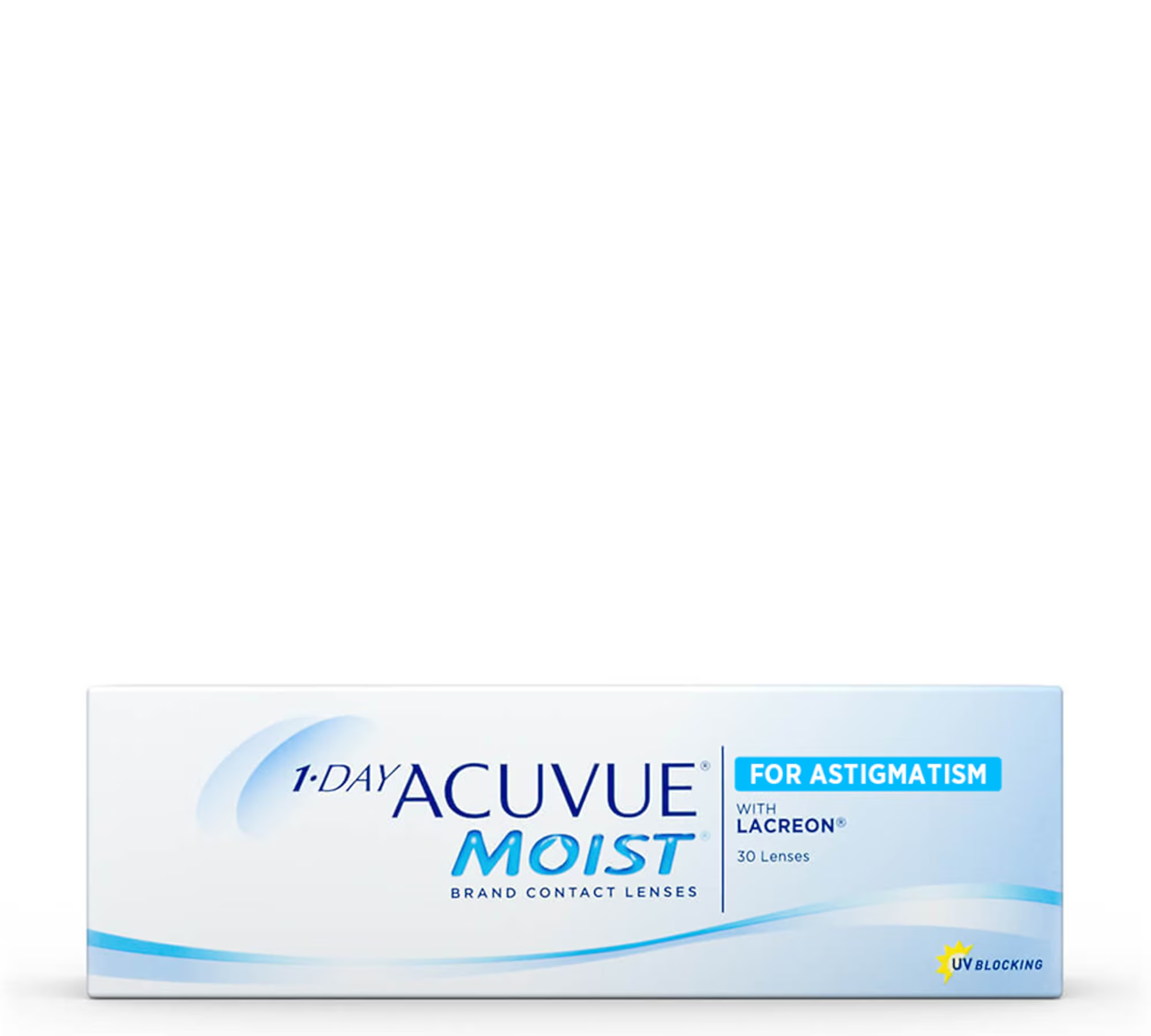 1-Day Acuvue Moist for Astigmatism 90 contact lenses for clear, comfortable vision
