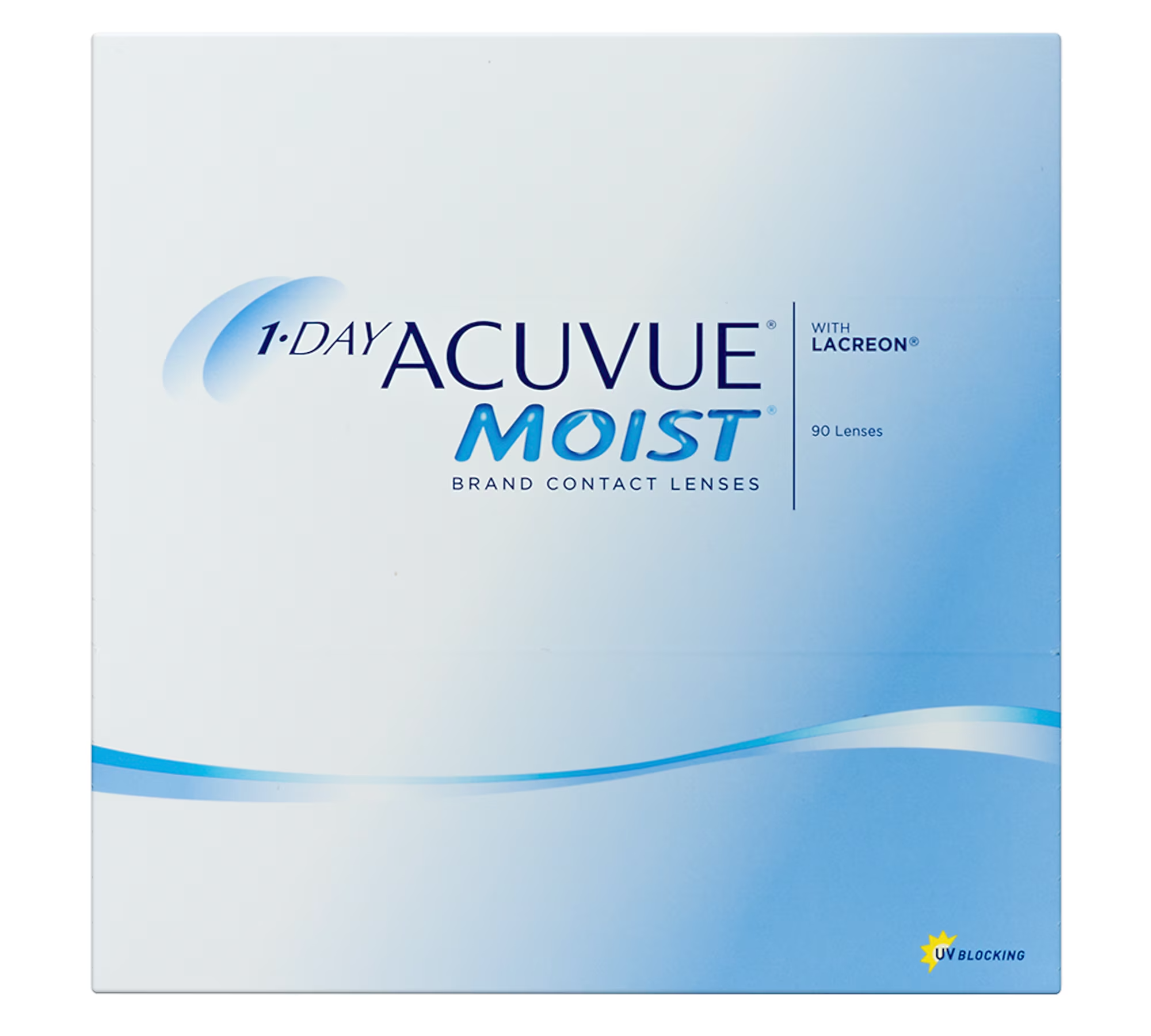 1-Day Acuvue Moist 180 contact lenses for clear, comfortable vision